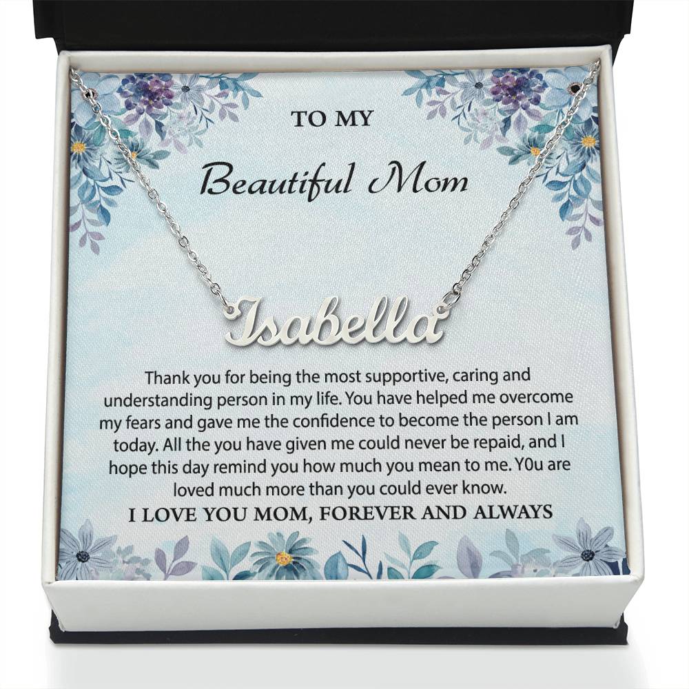 Personalised Mom Name Gift